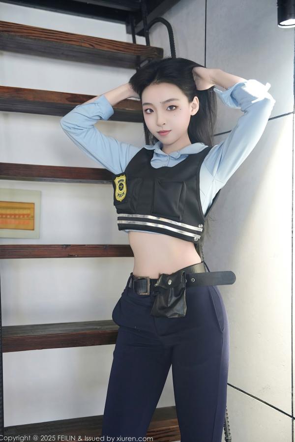    FeiLin嗲囡囡-497-芝樱-兔女郎警官-2025.01.02第10张图片