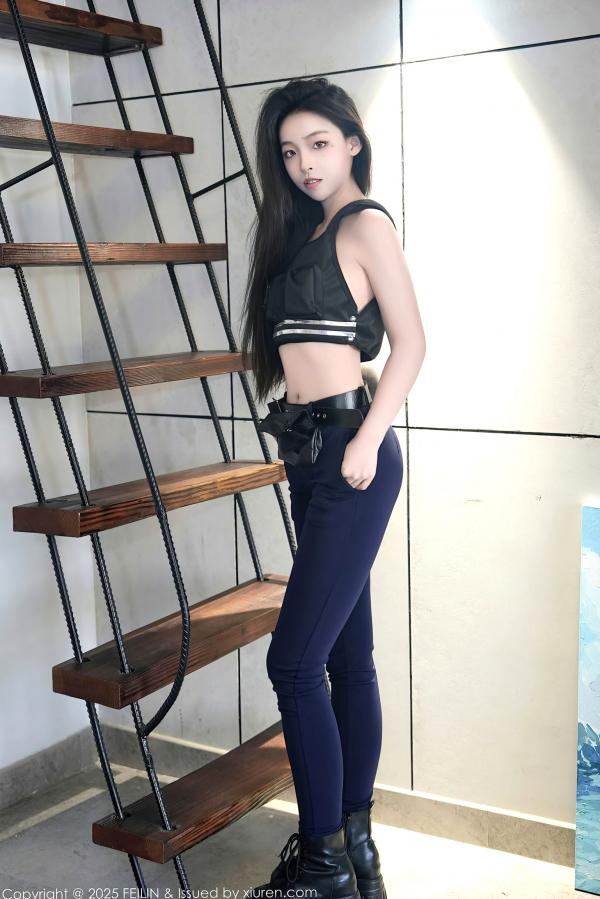    FeiLin嗲囡囡-497-芝樱-兔女郎警官-2025.01.02第18张图片