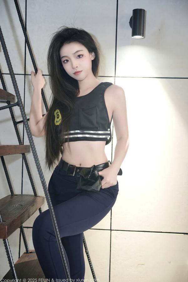    FeiLin嗲囡囡-497-芝樱-兔女郎警官-2025.01.02第21张图片