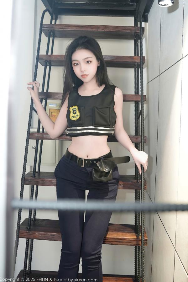    FeiLin嗲囡囡-497-芝樱-兔女郎警官-2025.01.02第24张图片