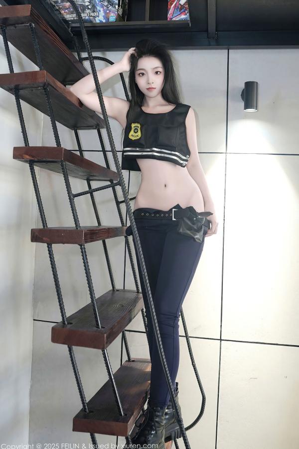    FeiLin嗲囡囡-497-芝樱-兔女郎警官-2025.01.02第46张图片