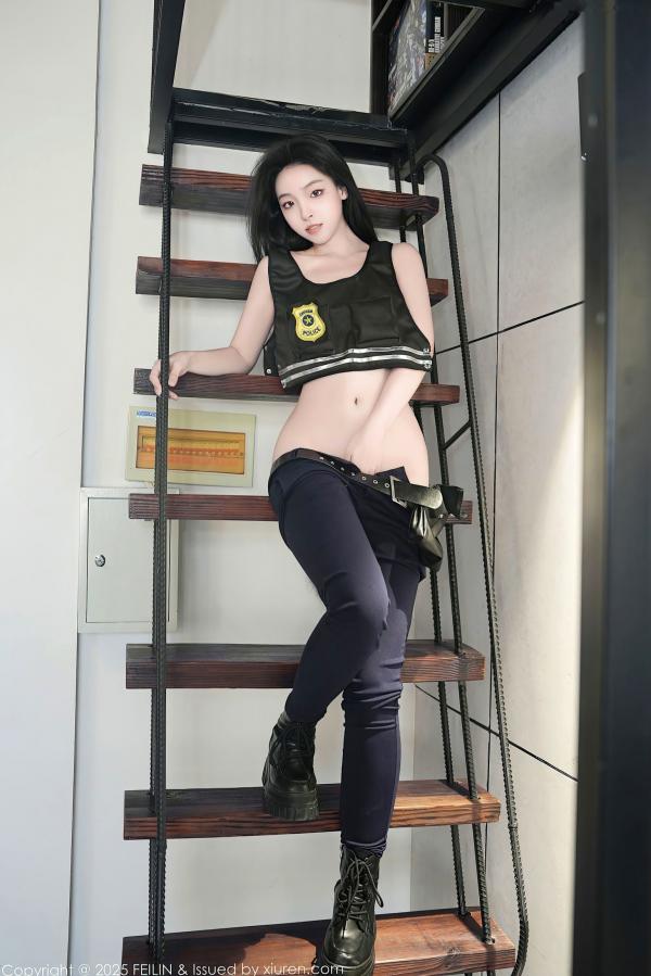    FeiLin嗲囡囡-497-芝樱-兔女郎警官-2025.01.02第59张图片