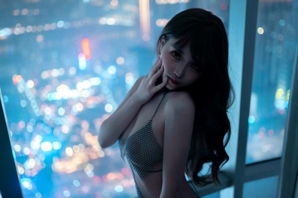    Bangni邦尼 午夜迷情 金属镂空裙魅惑写真 大尺度城市夜景私房 [102P]第11张图片