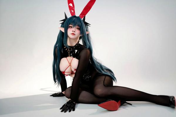    一只猫猫帽 雷根斯堡 - 暗黑魅魔风Cosplay连体衣束缚私房福利写真[196P]第88张图片