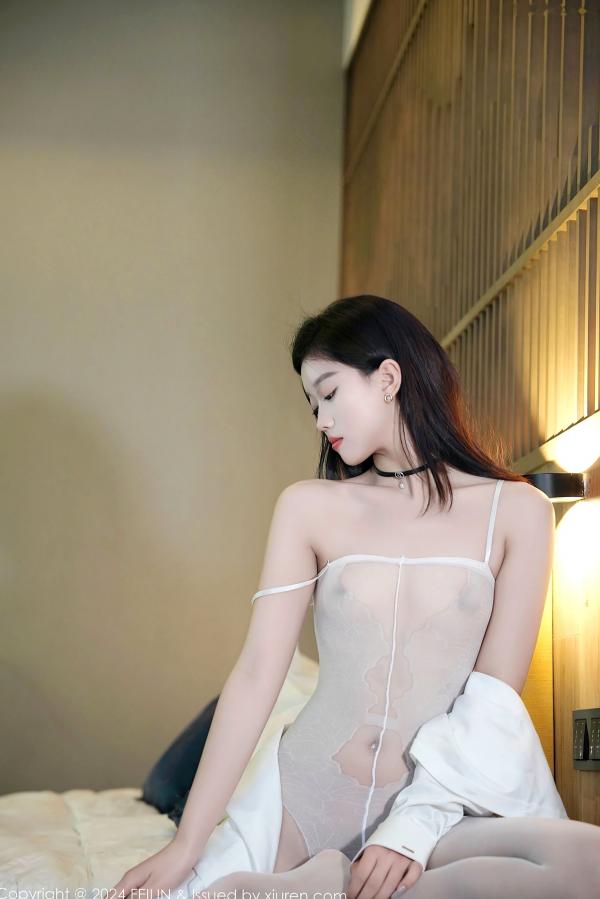    FeiLin嗲囡囡493江念鱼：清纯湿身比基尼与撩人私房连体衣写真，纯欲女神演绎极致曲线美第22张图片