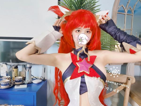    橙子喵酱-金克斯星之守护者Cosplay，二次元美少女角色扮演，大尺度火辣诱惑写真第9张图片
