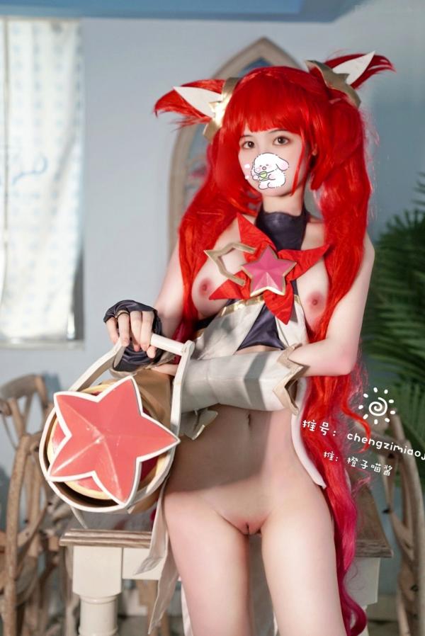    橙子喵酱-金克斯星之守护者Cosplay，二次元美少女角色扮演，大尺度火辣诱惑写真第24张图片