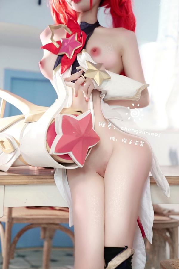    橙子喵酱-金克斯星之守护者Cosplay，二次元美少女角色扮演，大尺度火辣诱惑写真第27张图片