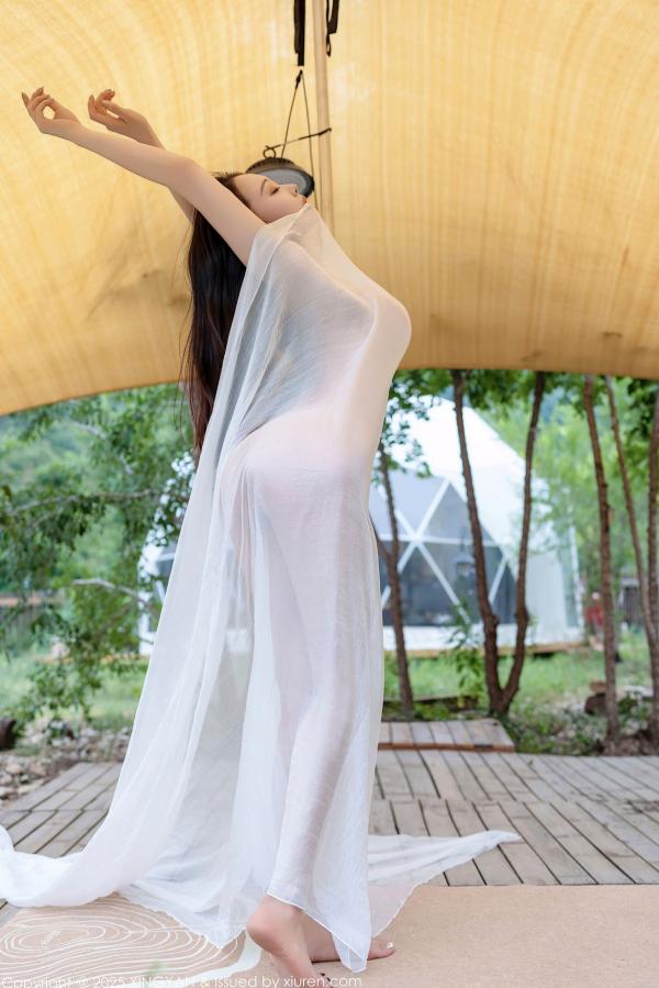    XingYan星颜社-298-清妙：户外透视白纱写真，钢管舞撩人姿态，唯美私房展现极致诱惑爆乳曲线 - 2025.01.09第2张图片