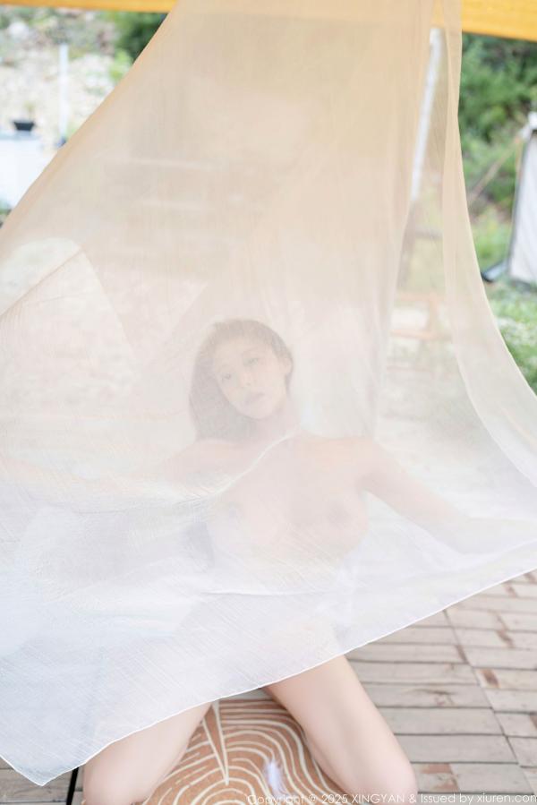    XingYan星颜社-298-清妙：户外透视白纱写真，钢管舞撩人姿态，唯美私房展现极致诱惑爆乳曲线 - 2025.01.09第62张图片