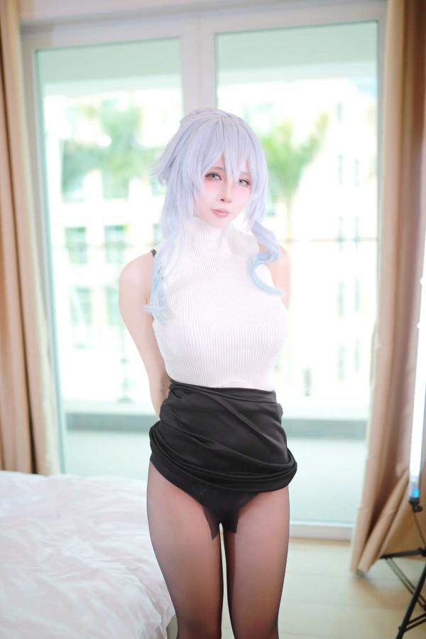    上杉绘梨落“雪女2.0”私房诱惑，浴室大尺度角色扮演，冷艳纯欲美感[54P]第24张图片