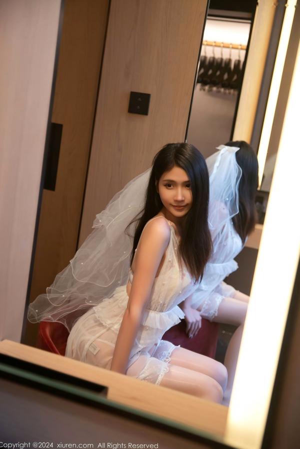    XiuRen秀人网-9272-刘婷婷-白色轻透蕾丝内衣婚纱诱惑私房照-唯美浴缸戏水-2024.10.12第11张图片