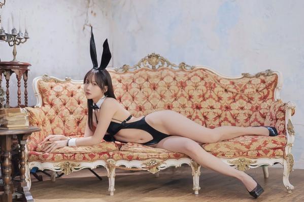    甜美COSERけんけん-KURO Animals黑猫角色扮演，性感黑色内衣私房照，极致诱惑[72P]第14张图片