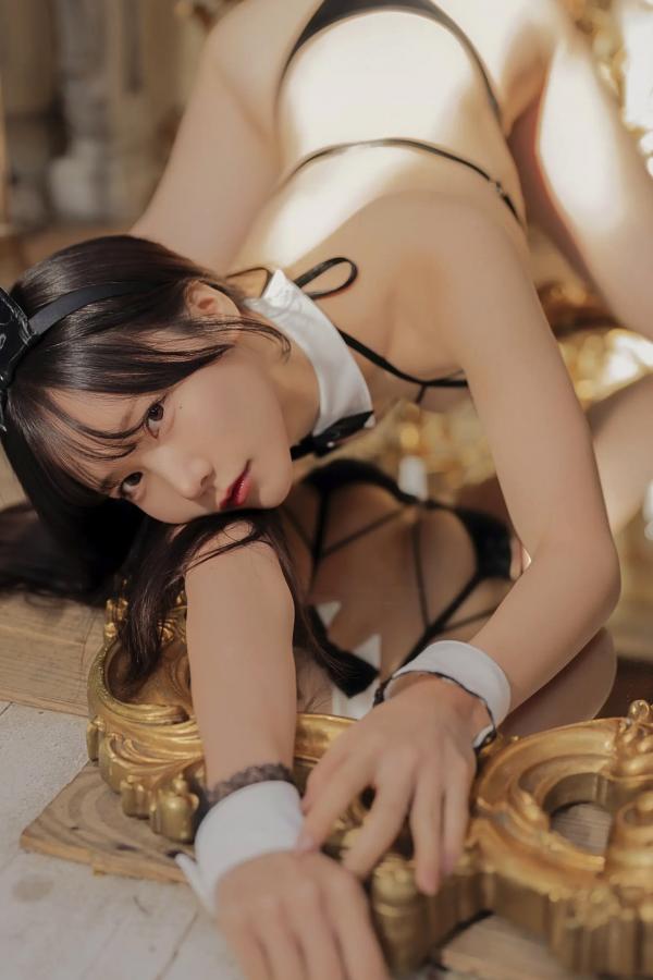    甜美COSERけんけん-KURO Animals黑猫角色扮演，性感黑色内衣私房照，极致诱惑[72P]第22张图片
