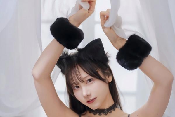   甜美COSERけんけん-KURO Animals黑猫角色扮演，性感黑色内衣私房照，极致诱惑[72P]第34张图片