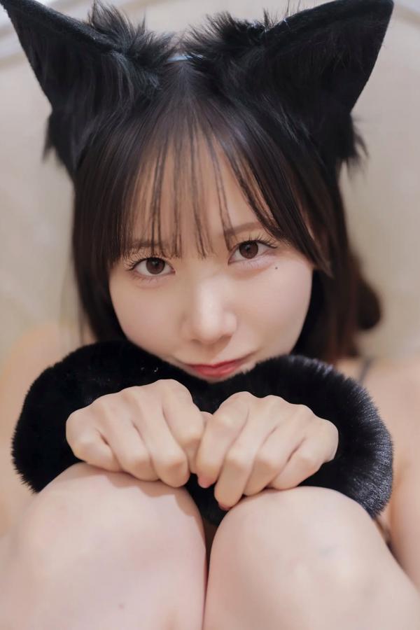    甜美COSERけんけん-KURO Animals黑猫角色扮演，性感黑色内衣私房照，极致诱惑[72P]第45张图片