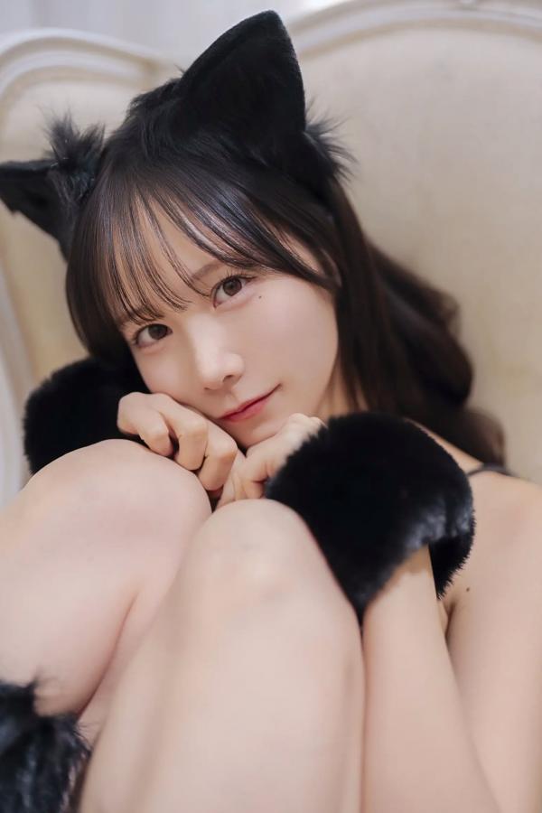    甜美COSERけんけん-KURO Animals黑猫角色扮演，性感黑色内衣私房照，极致诱惑[72P]第46张图片