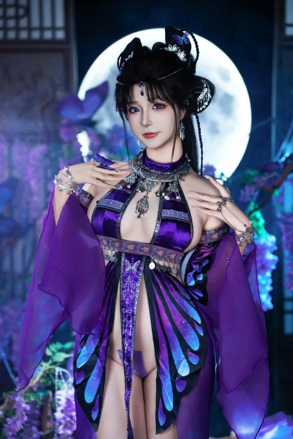    yuuhui玉汇 - 幻蝶 绝美虚幻古风写真 [128P] 性感角色扮演诱惑大尺度套图第1张图片