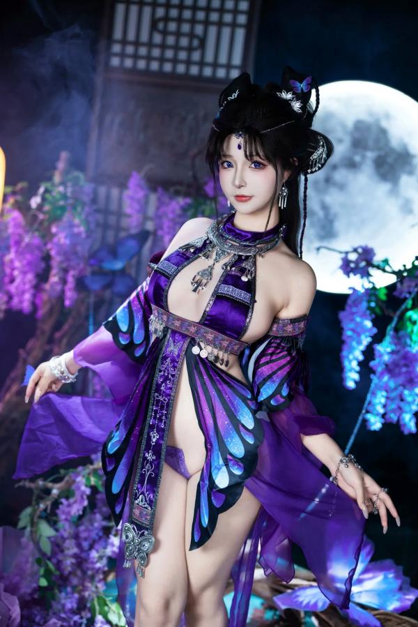    yuuhui玉汇 - 幻蝶 绝美虚幻古风写真 [128P] 性感角色扮演诱惑大尺度套图第4张图片