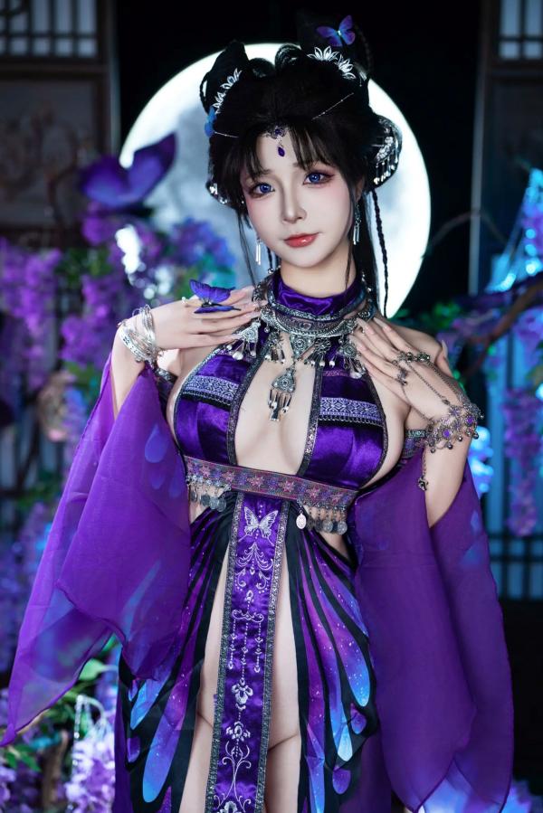    yuuhui玉汇 - 幻蝶 绝美虚幻古风写真 [128P] 性感角色扮演诱惑大尺度套图第5张图片