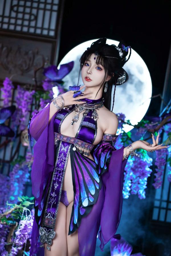   yuuhui玉汇 - 幻蝶 绝美虚幻古风写真 [128P] 性感角色扮演诱惑大尺度套图第6张图片