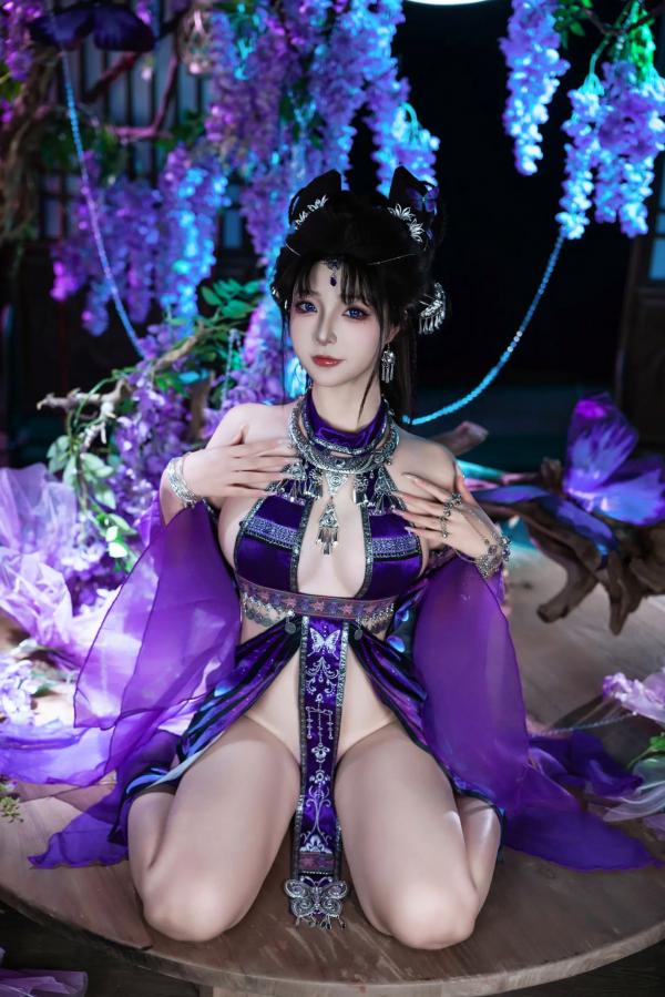    yuuhui玉汇 - 幻蝶 绝美虚幻古风写真 [128P] 性感角色扮演诱惑大尺度套图第8张图片