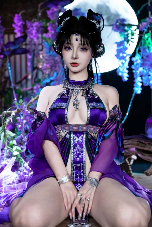    yuuhui玉汇 - 幻蝶 绝美虚幻古风写真 [128P] 性感角色扮演诱惑大尺度套图第9张图片
