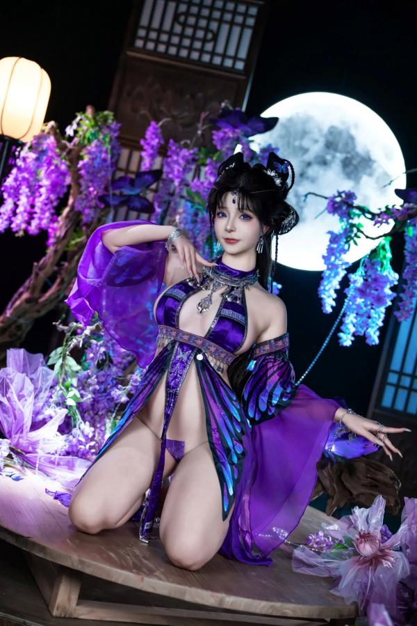    yuuhui玉汇 - 幻蝶 绝美虚幻古风写真 [128P] 性感角色扮演诱惑大尺度套图第10张图片