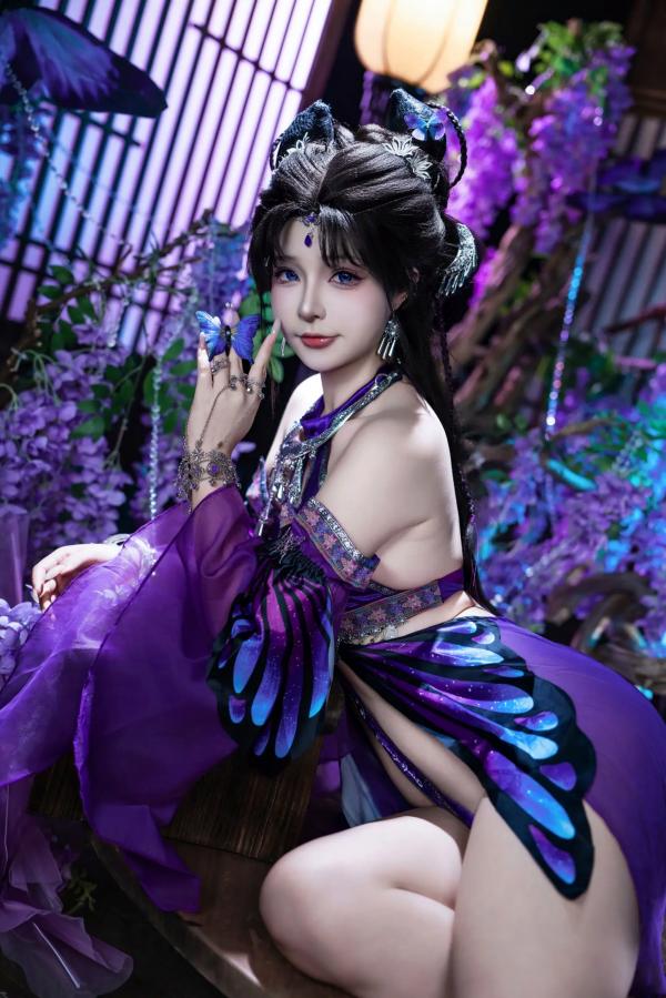    yuuhui玉汇 - 幻蝶 绝美虚幻古风写真 [128P] 性感角色扮演诱惑大尺度套图第16张图片