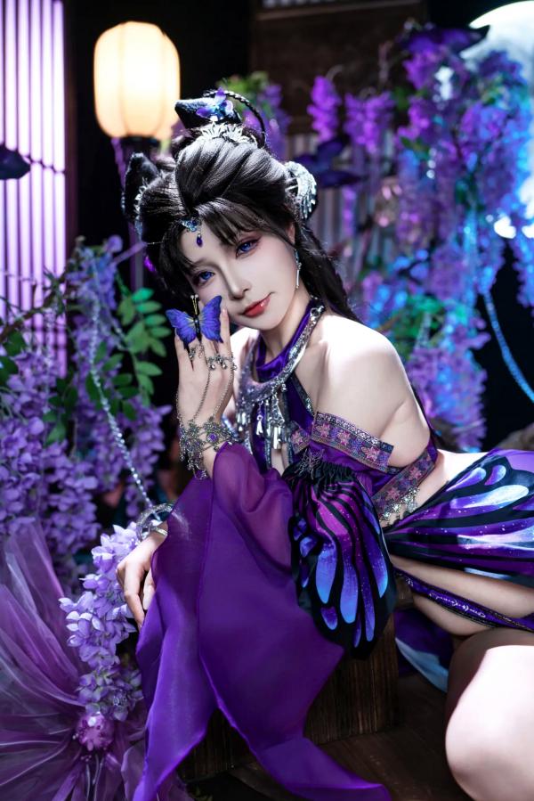    yuuhui玉汇 - 幻蝶 绝美虚幻古风写真 [128P] 性感角色扮演诱惑大尺度套图第17张图片