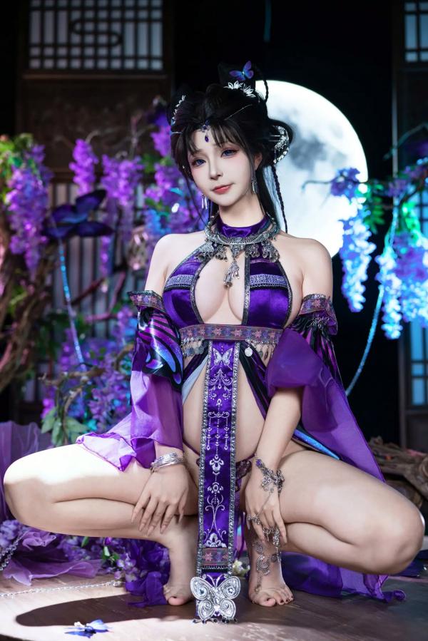    yuuhui玉汇 - 幻蝶 绝美虚幻古风写真 [128P] 性感角色扮演诱惑大尺度套图第28张图片