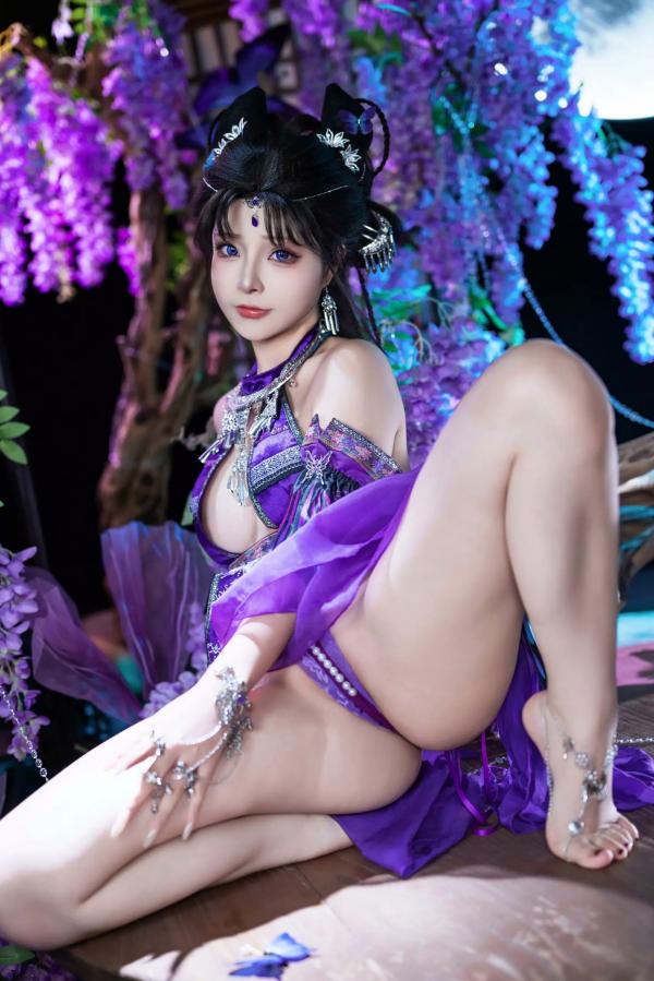    yuuhui玉汇 - 幻蝶 绝美虚幻古风写真 [128P] 性感角色扮演诱惑大尺度套图第32张图片