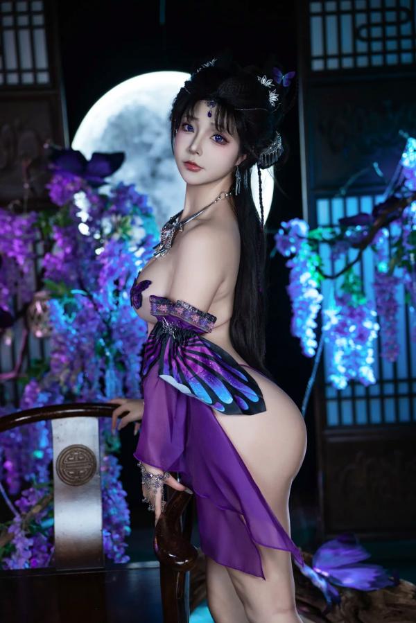    yuuhui玉汇 - 幻蝶 绝美虚幻古风写真 [128P] 性感角色扮演诱惑大尺度套图第66张图片
