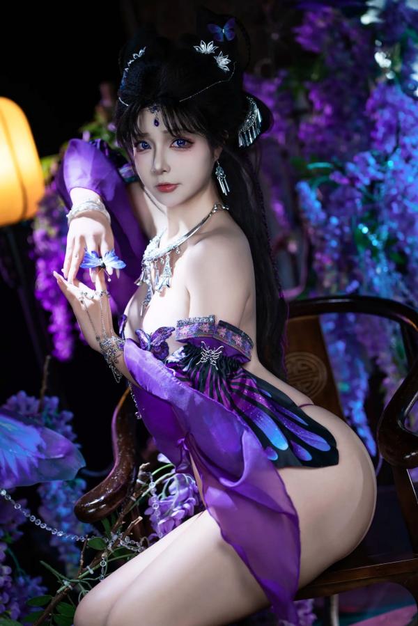    yuuhui玉汇 - 幻蝶 绝美虚幻古风写真 [128P] 性感角色扮演诱惑大尺度套图第113张图片