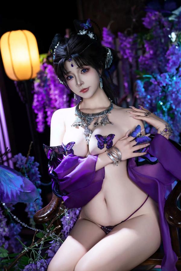    yuuhui玉汇 - 幻蝶 绝美虚幻古风写真 [128P] 性感角色扮演诱惑大尺度套图第114张图片