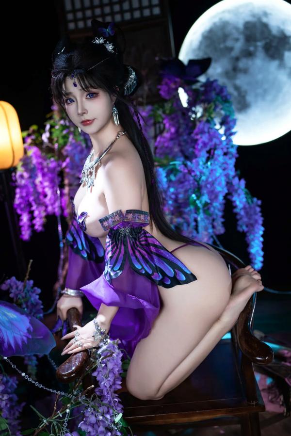    yuuhui玉汇 - 幻蝶 绝美虚幻古风写真 [128P] 性感角色扮演诱惑大尺度套图第116张图片
