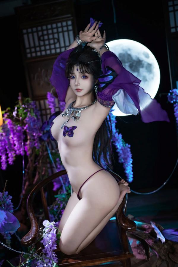    yuuhui玉汇 - 幻蝶 绝美虚幻古风写真 [128P] 性感角色扮演诱惑大尺度套图第118张图片