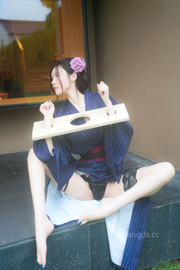    秀人网晚苏susu精选私房写真，日系和服诱惑大尺度无圣光呈现，优雅妩媚尽显曼妙身姿第27张图片