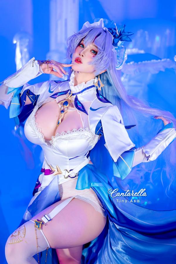    Tiny Asa - Cantarella [81P] 完美COS大尺度私房写真, 极致诱惑角色扮演, 冷艳蓝调梦幻视觉, 傲人身材全展示第3张图片