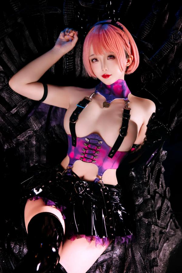    日奈娇 - 新魅魔 cosplay 私房照，极致性感角色扮演，暗黑诱惑大尺度视觉盛宴 [53P]第3张图片