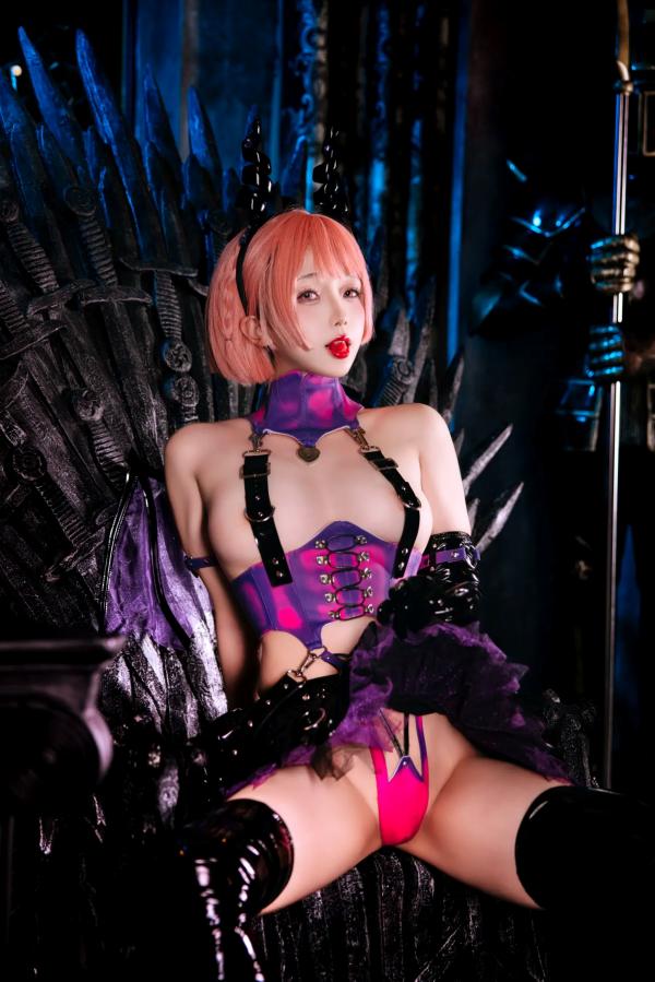    日奈娇 - 新魅魔 cosplay 私房照，极致性感角色扮演，暗黑诱惑大尺度视觉盛宴 [53P]第5张图片