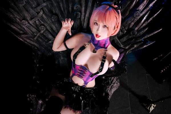    日奈娇 - 新魅魔 cosplay 私房照，极致性感角色扮演，暗黑诱惑大尺度视觉盛宴 [53P]第9张图片