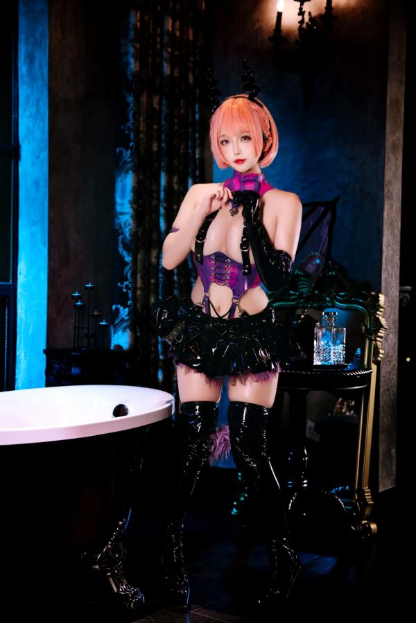    日奈娇 - 新魅魔 cosplay 私房照，极致性感角色扮演，暗黑诱惑大尺度视觉盛宴 [53P]第11张图片