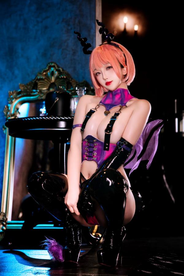    日奈娇 - 新魅魔 cosplay 私房照，极致性感角色扮演，暗黑诱惑大尺度视觉盛宴 [53P]第25张图片