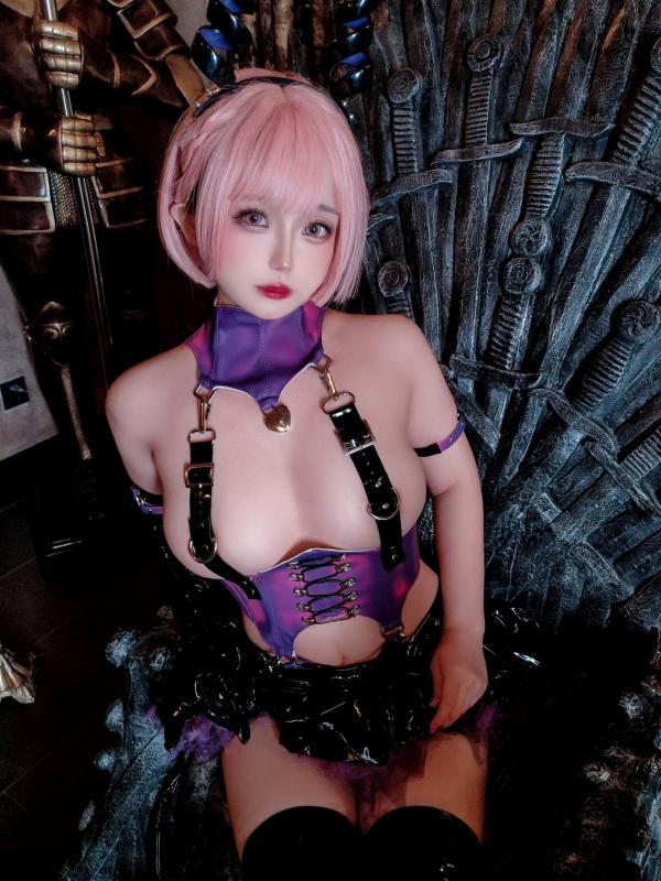    日奈娇 - 新魅魔 cosplay 私房照，极致性感角色扮演，暗黑诱惑大尺度视觉盛宴 [53P]第52张图片