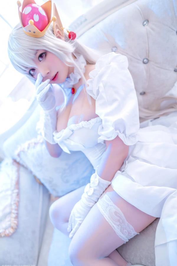    皮皮奶 - 幽灵姬二次元Cosplay角色扮演，白丝诱惑极品女神写真 [48P]第5张图片