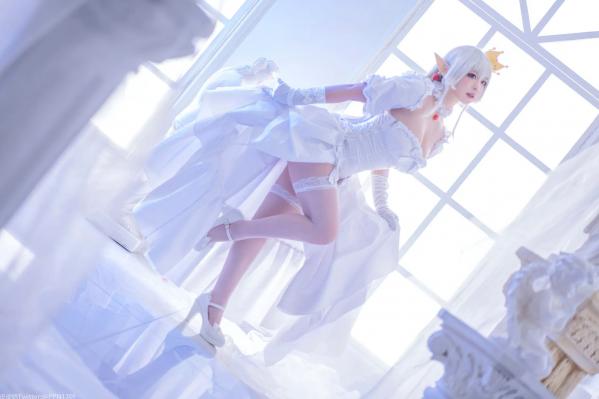    皮皮奶 - 幽灵姬二次元Cosplay角色扮演，白丝诱惑极品女神写真 [48P]第22张图片