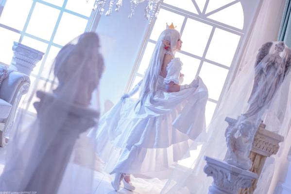    皮皮奶 - 幽灵姬二次元Cosplay角色扮演，白丝诱惑极品女神写真 [48P]第24张图片