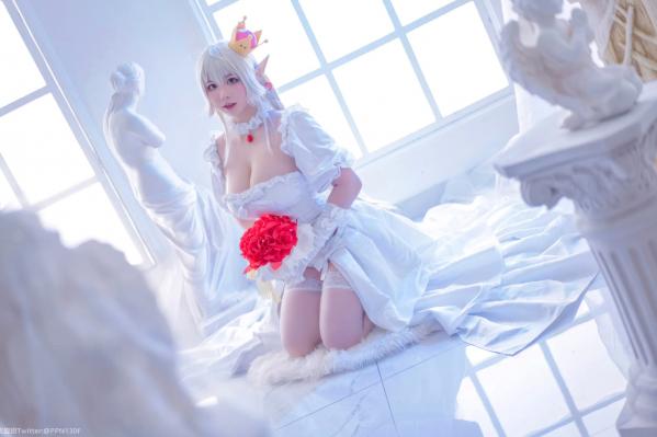    皮皮奶 - 幽灵姬二次元Cosplay角色扮演，白丝诱惑极品女神写真 [48P]第25张图片