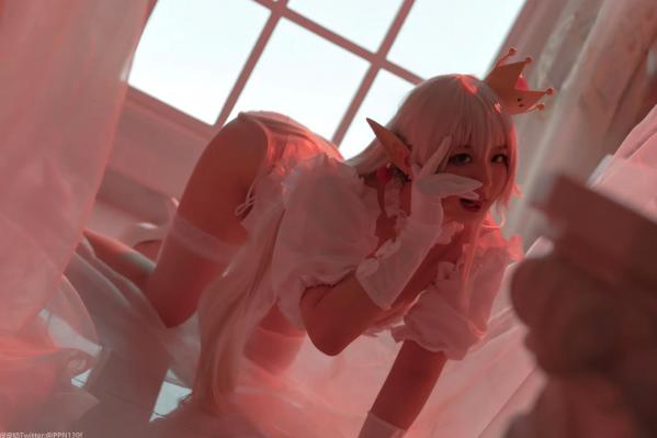    皮皮奶 - 幽灵姬二次元Cosplay角色扮演，白丝诱惑极品女神写真 [48P]第35张图片